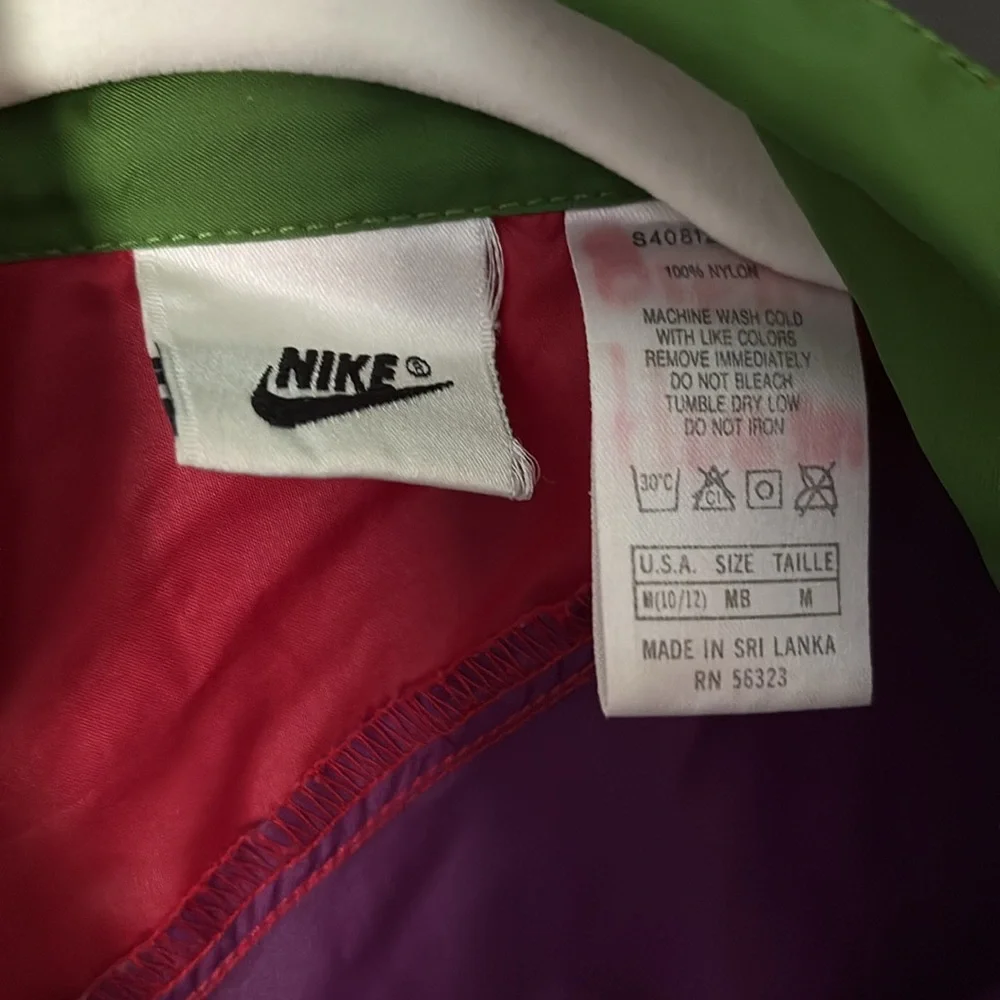 Nike vintage kids medium/8-10 Multicolor Windbreaker Jacket
